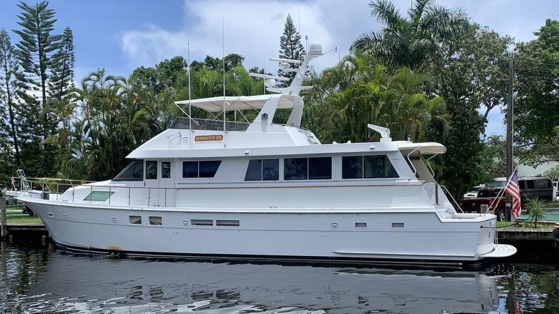 70' 1988 Hatteras Cockpit Motor Yacht