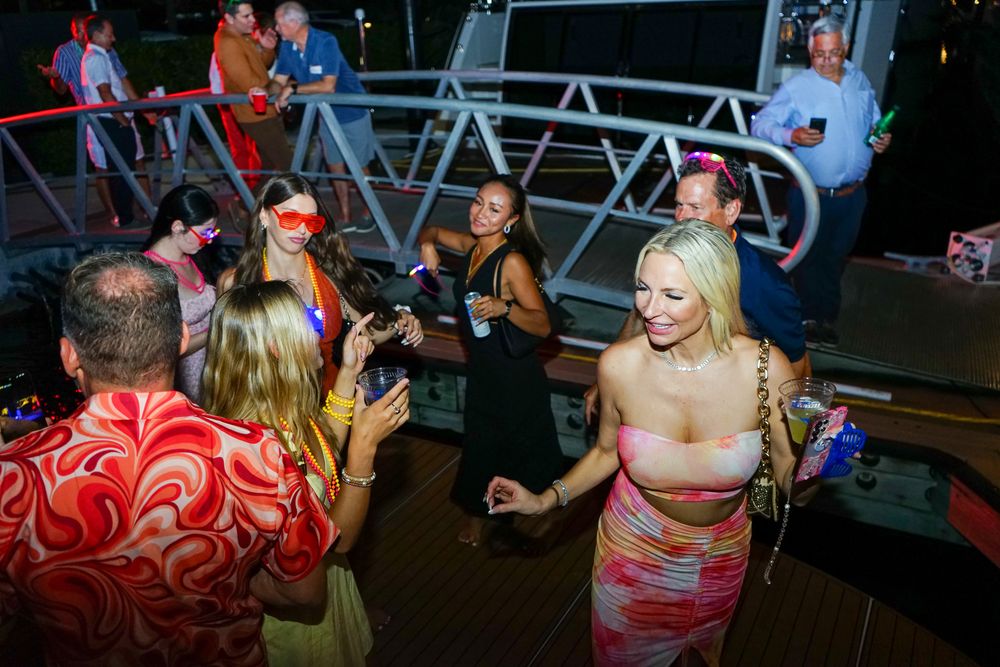 Lighthouse Point Yacht Club's Cruise Event at Ocean Reef Yacht Club - Studio 54: The 70's Throwback Weekend - By Rick Obey Yacht Sales