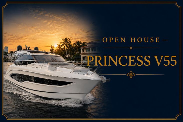 An Evening Aboard the Princess V55 