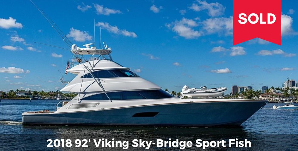 SOLD!! - 2018 92' Viking Sky-Bridge Sport Fish