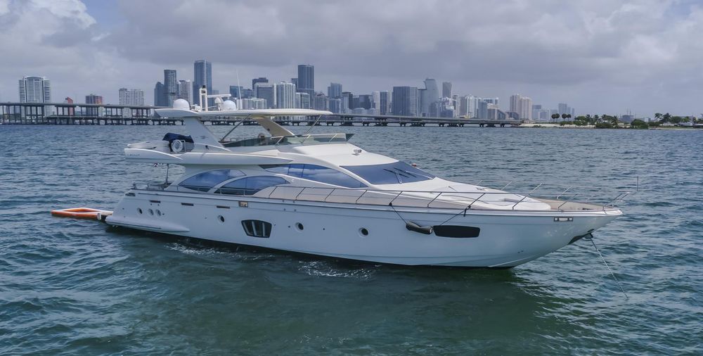 RECENTLY REDUCED 55K - READY TO CRUISE!! - 2008 75' AZIMUT FLYBRIDGE