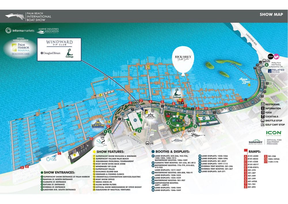 Palm Beach 2026 main map
