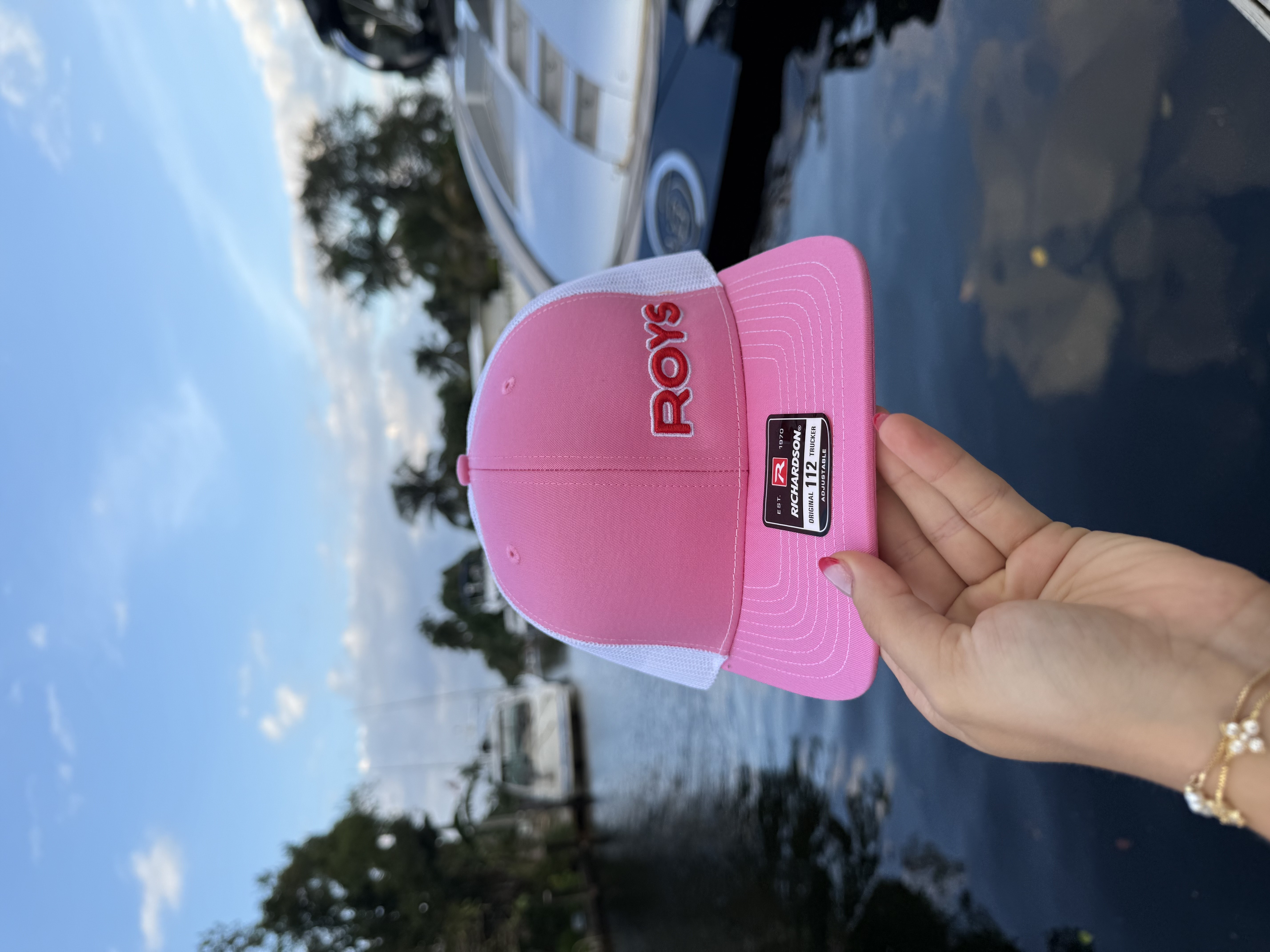Pink ROYS Hat